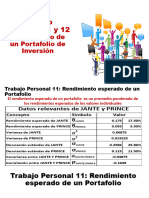 TP 11 y 12. Rendimiento de un portafolio