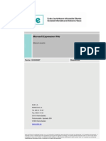 Microsoft Expression Web. Manual de Usuario v1.0