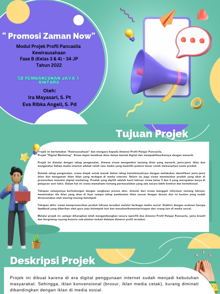 Aksi Kreatif dalam Digital Marketing Siswa | PDF | Karier ...