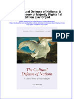 Download pdf The Cultural Defense Of Nations A Liberal Theory Of Majority Rights 1St Edition Liav Orgad ebook full chapter 