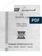 Triumph Spitfire MkI MkII Parts Manual