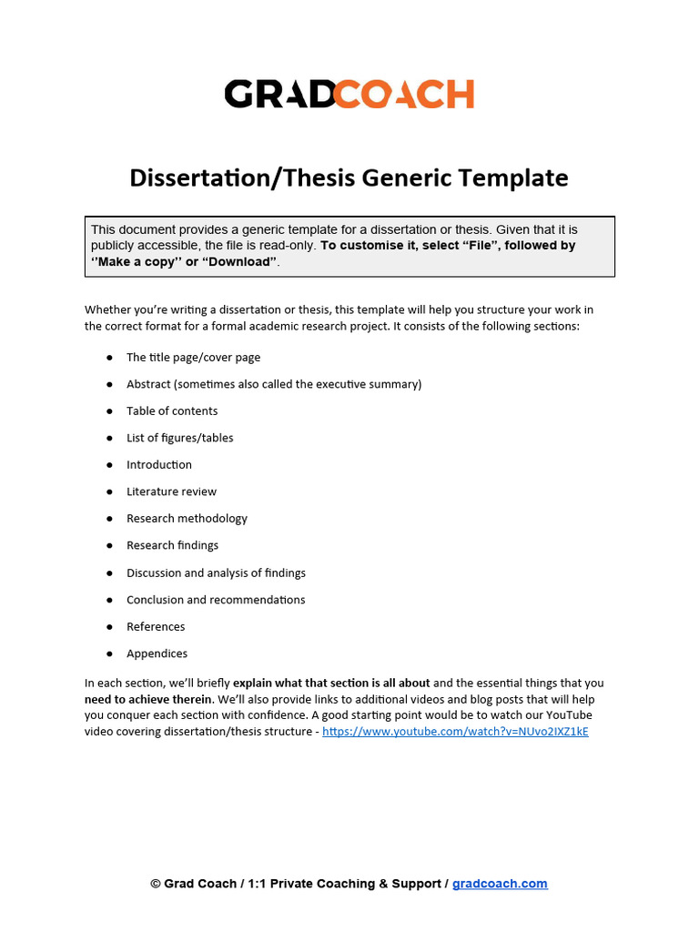 Full Dissertation Template - Dec 2023 | PDF | Statistics | Thesis