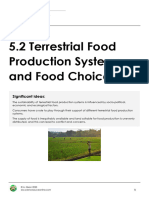 5.2 Terrestrial Food Production Systems and Food Choices