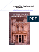 Download pdf The Archaeology Of The Holy Land Jodi Magness ebook full chapter 