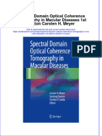 Textbook Spectral Domain Optical Coherence Tomography in Macular Diseases 1St Edition Carsten H Meyer Ebook All Chapter PDF