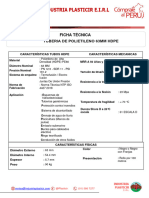 FICHA TECNICA NEGRO 63MM PN12.5 PE80