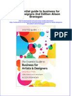 PDF The Essential Guide To Business For Artists Designers 2Nd Edition Alison Branagan Ebook Full Chapter