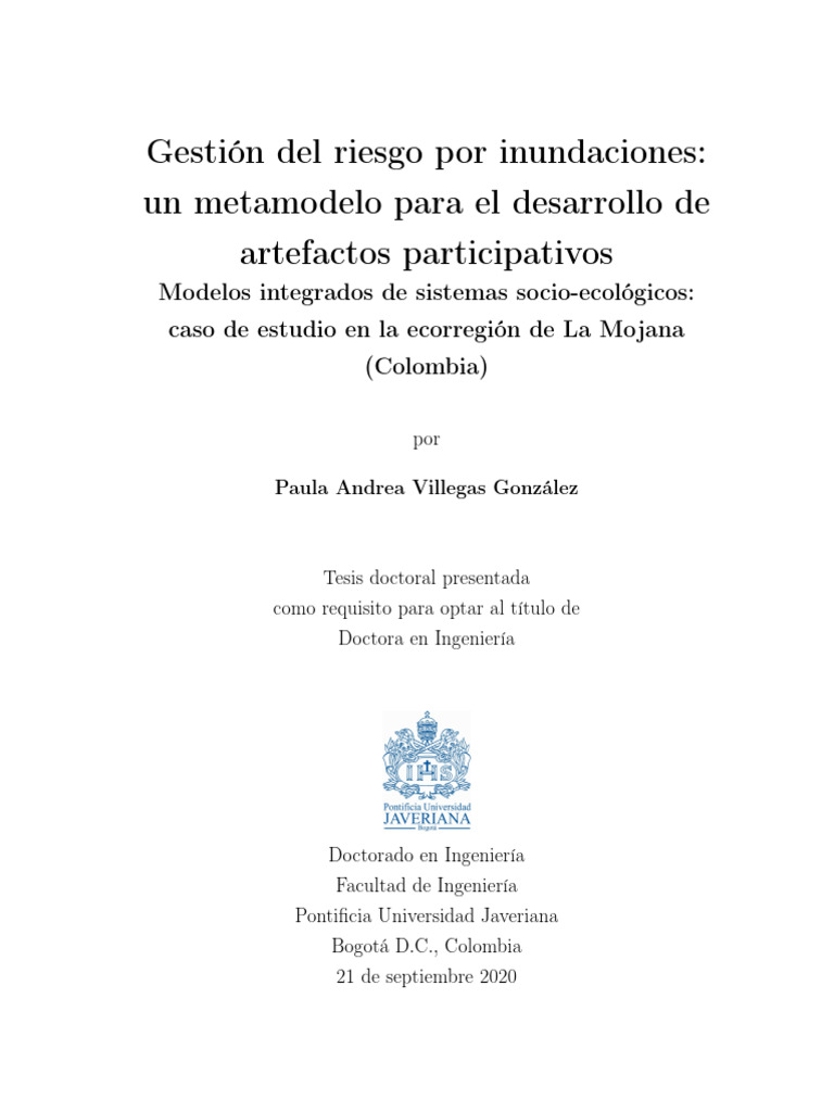 2020 villegas mojana modelo socio ecologico descargar gratis