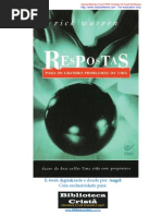 Rick Warren - Respostas Para Os Grandes Problemas Da Vida
