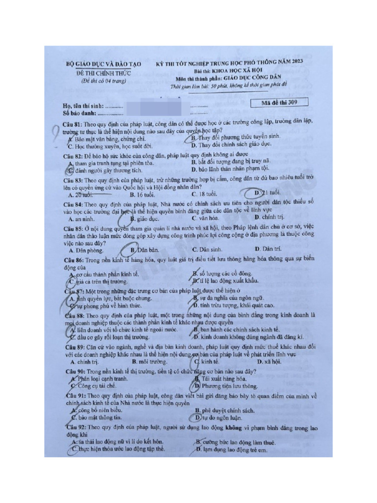 309 GDCD | PDF