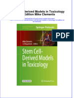 Textbook Stem Cell Derived Models in Toxicology 1St Edition Mike Clements Ebook All Chapter PDF