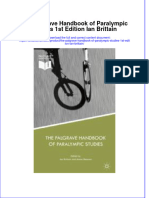 Textbook The Palgrave Handbook of Paralympic Studies 1St Edition Ian Brittain Ebook All Chapter PDF