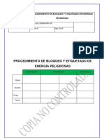 05.SEL - SSOMA.PRO.05. Procedimiento de Energías Peligrosas