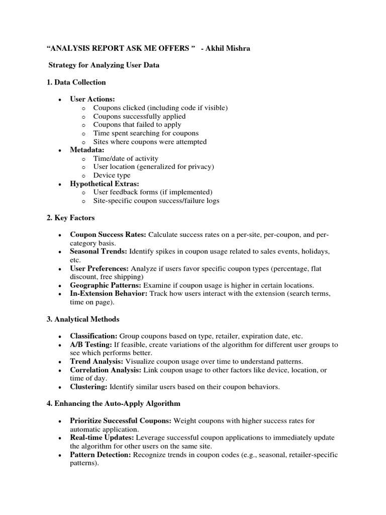 User Data Analysis for Coupon Success | PDF | Databases | Python ...