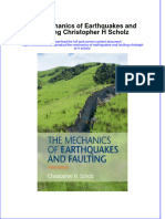 Textbook The Mechanics of Earthquakes and Faulting Christopher H Scholz Ebook All Chapter PDF