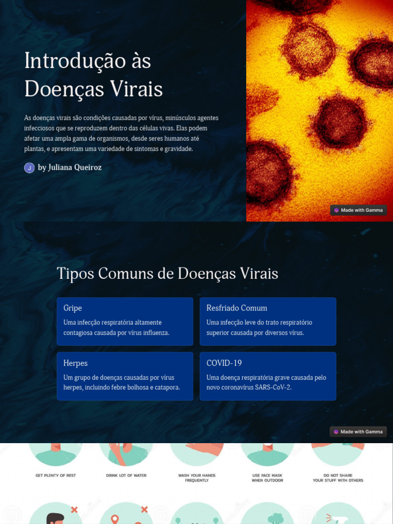 Guia Completo sobre Doenças Virais | PDF | Vírus | Gripe