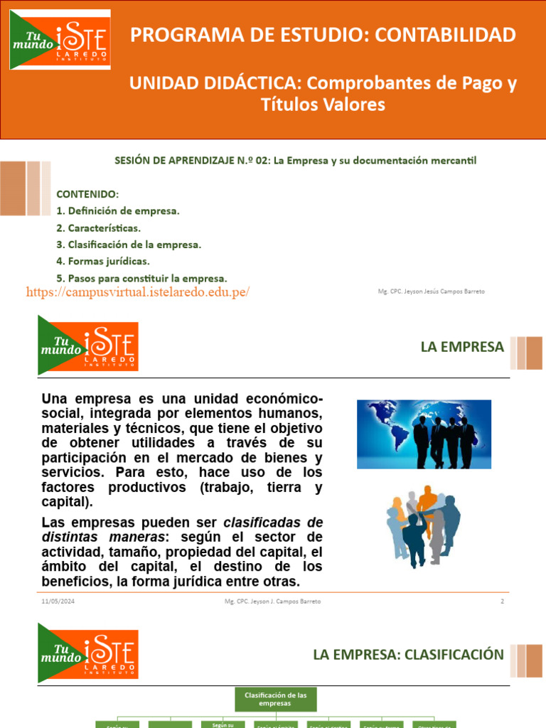 Sesion 2 la empresa y la documentacion mercantil pdf business
