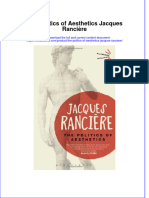 Textbook The Politics of Aesthetics Jacques Ranciere Ebook All Chapter PDF