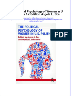 Textbook The Political Psychology of Women in U S Politics 1St Edition Angela L Bos Ebook All Chapter PDF
