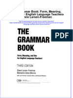Textbook The Grammar Book Form Meaning and Use For English Language Teachers Diane Larsen Freeman Ebook All Chapter PDF
