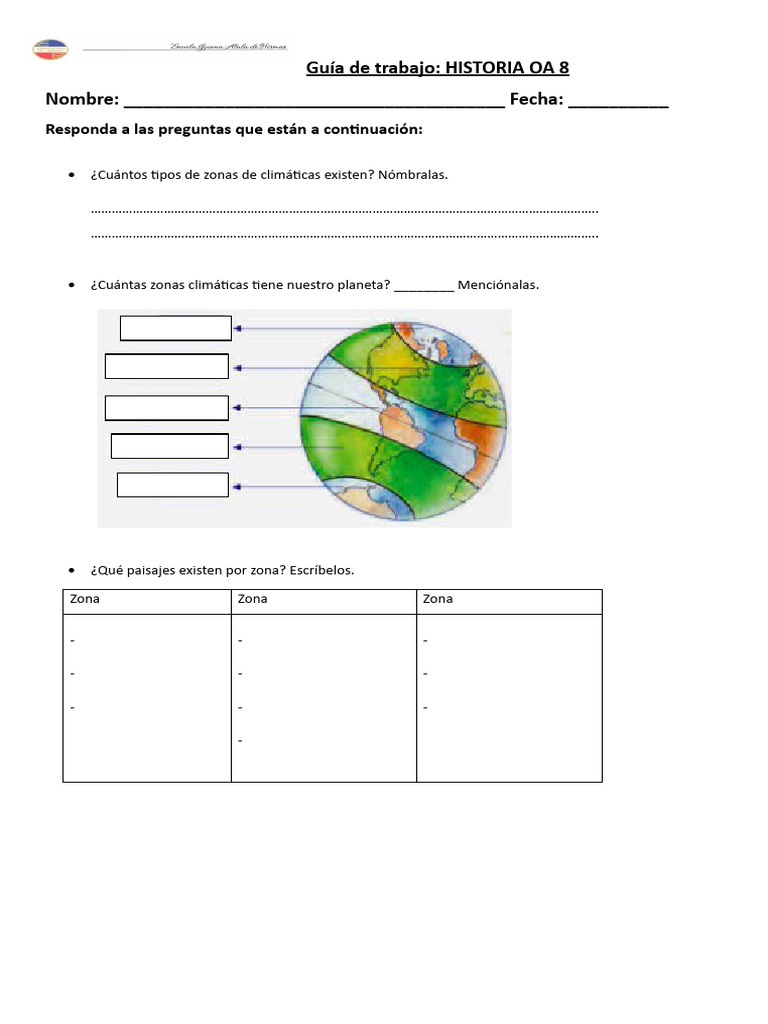 Guía de Zonas Climáticas y Paisajes | PDF