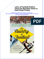 PDF The Country of Football Politics Popular Culture The Beautiful Game in Brazil Paulo Fontes Ebook Full Chapter