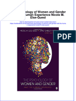 Download textbook The Psychology Of Women And Gender Half The Human Experience Nicole M Else Quest ebook all chapter pdf 