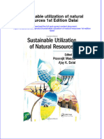 Textbook Sustainable Utilization of Natural Resources 1St Edition Dalai Ebook All Chapter PDF