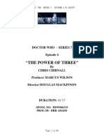 Doctor Who 7 Ep 4 Post Production TX Script Master