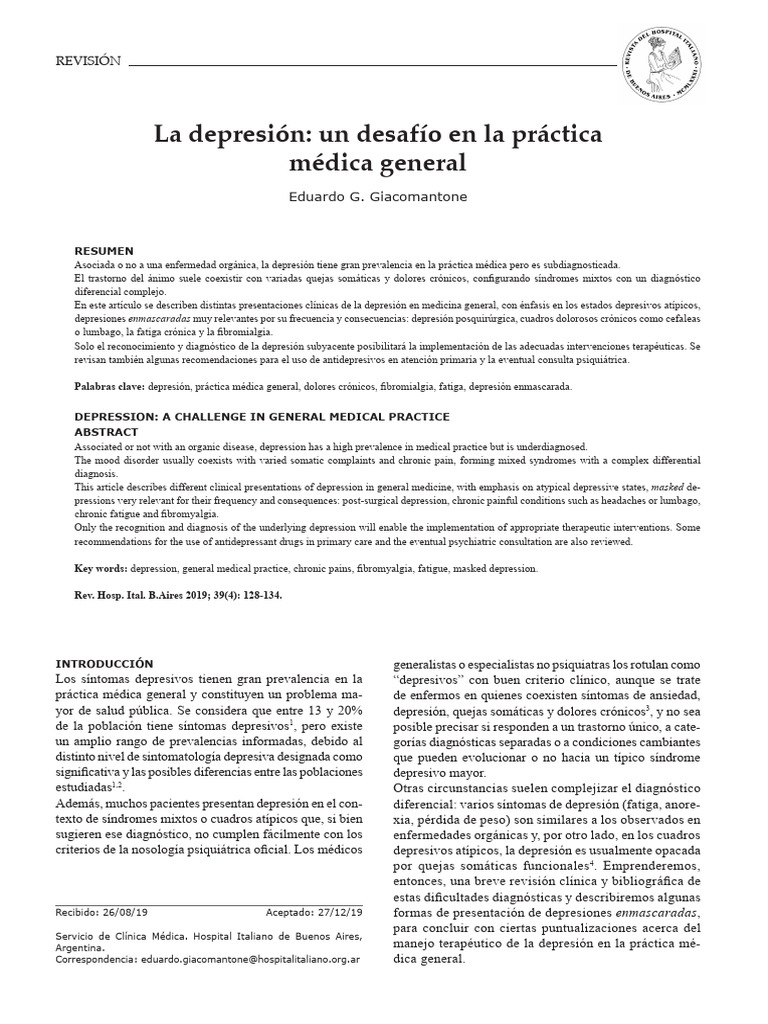 Depresión con síntomas psicóticos en medicina | PDF | Antidepresivo ...