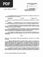 Download Junta Electoral Central - Prohibicin de reclamacin en las mesas electorales by Democracia real YA SN73154244 doc pdf