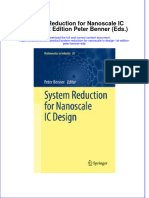 Download textbook System Reduction For Nanoscale Ic Design 1St Edition Peter Benner Eds ebook all chapter pdf 