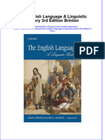 Full Chapter The English Language A Linguistic History 3Rd Edition Brinton PDF