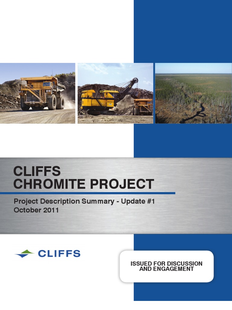 Cliffs Chromite Project Overview 2011 | PDF | Mining | Environmental ...