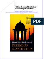PDF The Oxford Handbook of The Indian Constitution Sujit Choudhry Ebook Full Chapter
