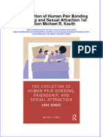 Download full chapter The Evolution Of Human Pair Bonding Friendship And Sexual Attraction 1St Edition Michael R Kauth pdf docx