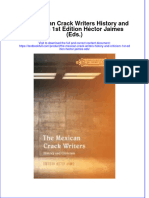 Textbook The Mexican Crack Writers History and Criticism 1St Edition Hector Jaimes Eds Ebook All Chapter PDF