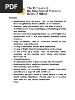 Visa Requirements