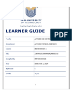 Learner Guide. AMMAT1A.AMMAA1A.AMMAT1B. 2024-1-2