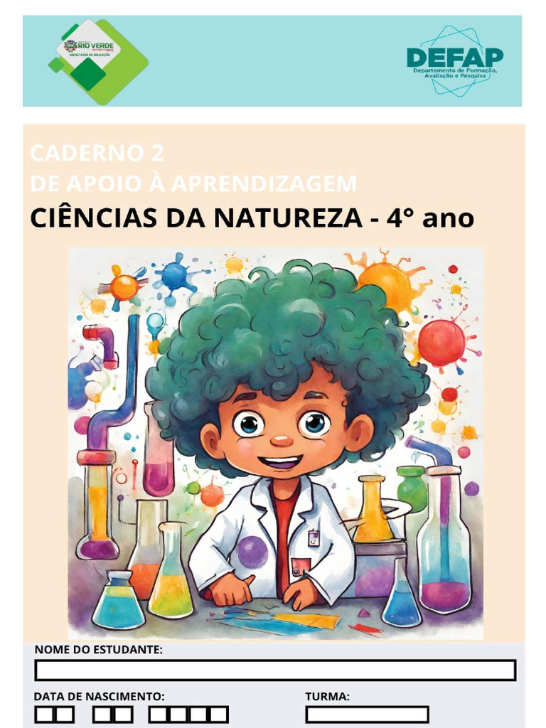 Caderno Do Aluno. Ciências Da Natureza. 4° Ano. | PDF | Eletricidade ...