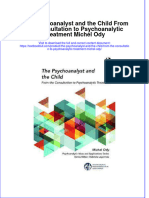 Textbook The Psychoanalyst and The Child From The Consultation To Psychoanalytic Treatment Michel Ody Ebook All Chapter PDF