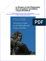 Download textbook Tercentenary Essays On The Philosophy And Science Of Leibniz 1St Edition Lloyd Strickland ebook all chapter pdf 