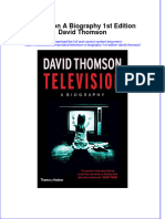 Textbook Television A Biography 1St Edition David Thomson Ebook All Chapter PDF