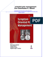 PDF Symptom Oriented Pain Management 2Nd Edition Dwarkadas K Baheti Ebook Full Chapter