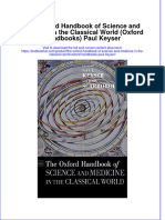 PDF The Oxford Handbook of Science and Medicine in The Classical World Oxford Handbooks Paul Keyser Ebook Full Chapter