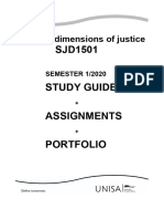 SJD 1501 Study Guide