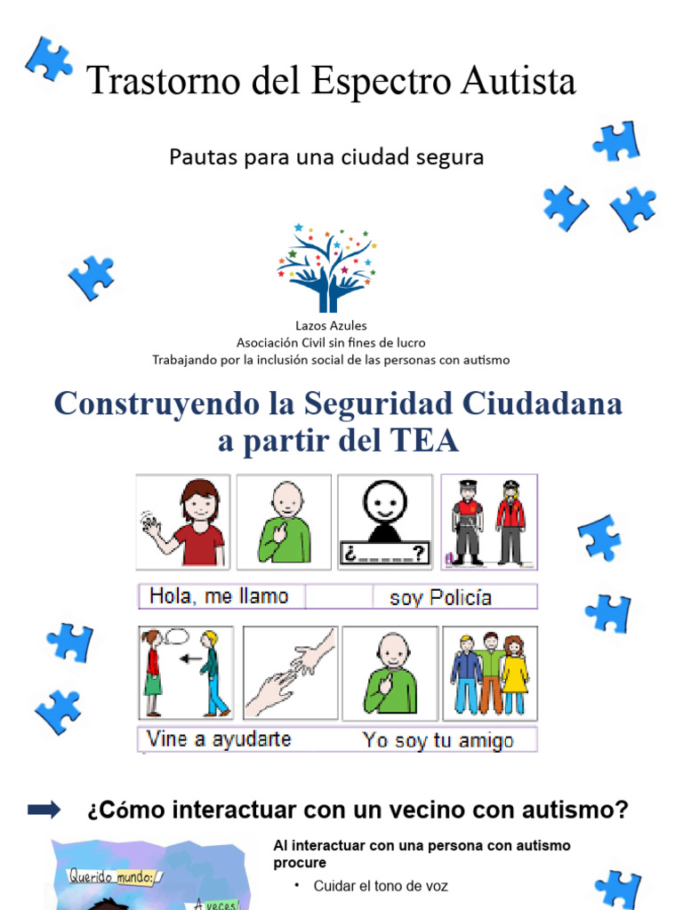 Pautas para Una Ciudad Segura | PDF | Espectro autista | Invalidez
