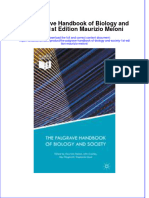 Textbook The Palgrave Handbook of Biology and Society 1St Edition Maurizio Meloni Ebook All Chapter PDF