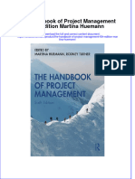 Full Chapter The Handbook of Project Management 6Th Edition Martina Huemann PDF