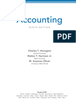 Accounting: Charles T. Horngren Walter T. Harrison Jr. M. Suzanne Oliver